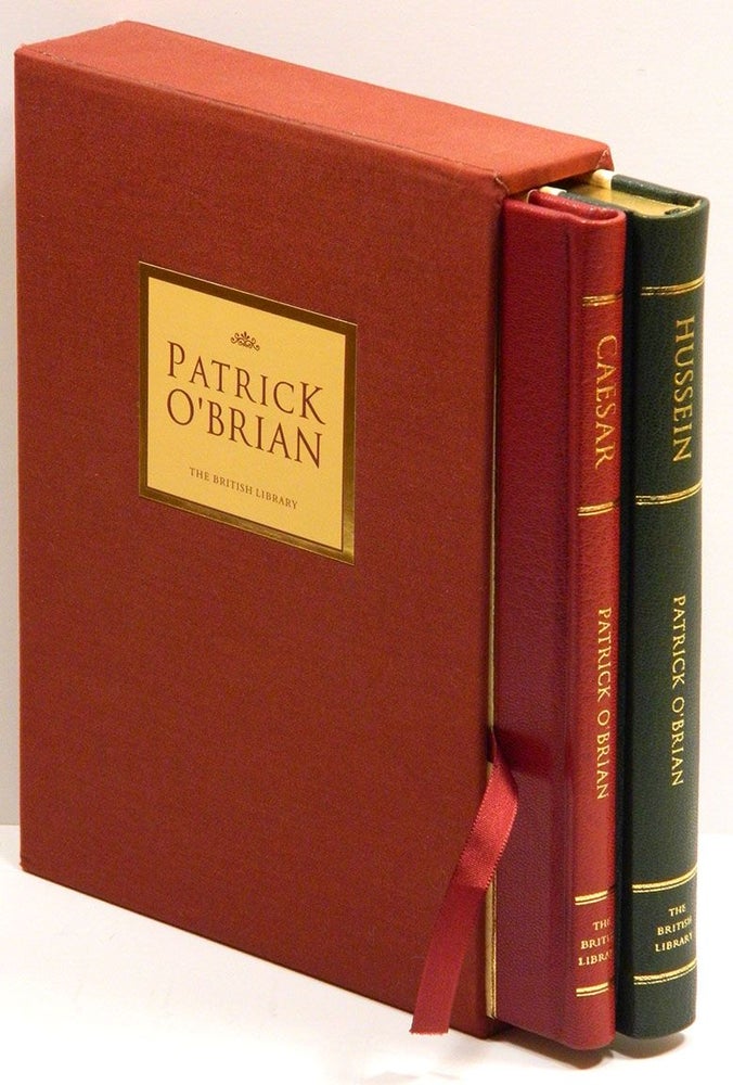 Item #54872 CAESAR: The Life Story of a Panda Leopard; and HUSSEIN: An Entertainment [Two volume set in slipcase]. Patrick O'Brian.