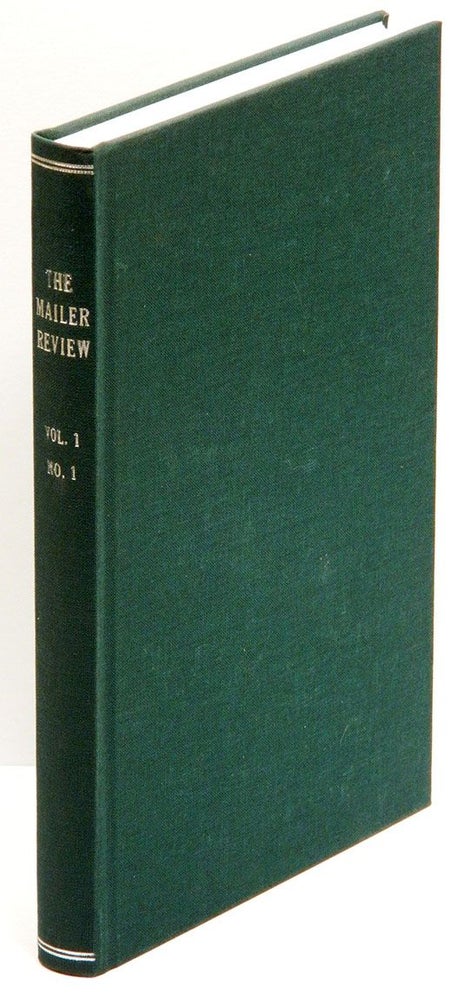 Item #54875 THE MAILER REVIEW: Volume I Number I. Norman Mailer.