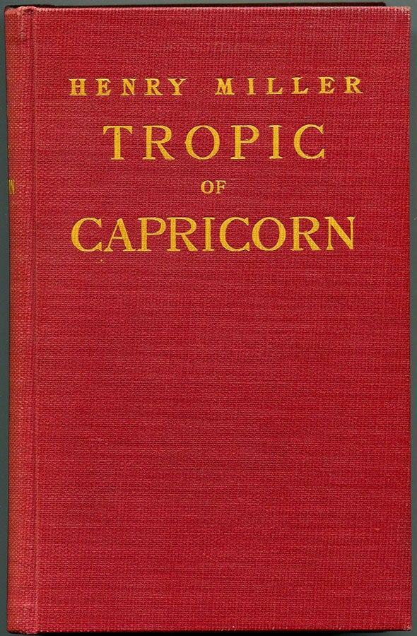 Item #54992 TROPIC OF CAPRICORN. Henry Miller.