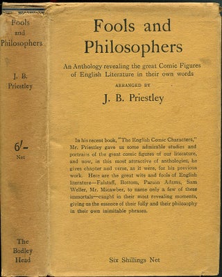 Item #55015 FOOLS AND PHILOSOPHERS: A Gallery of Comic Figures from English Literature. J. B....