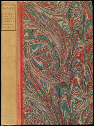 Item #55083 THE COMPLETE WRITINGS OF WILLIAM BLAKE: With All the Variant Readings. William Blake,...