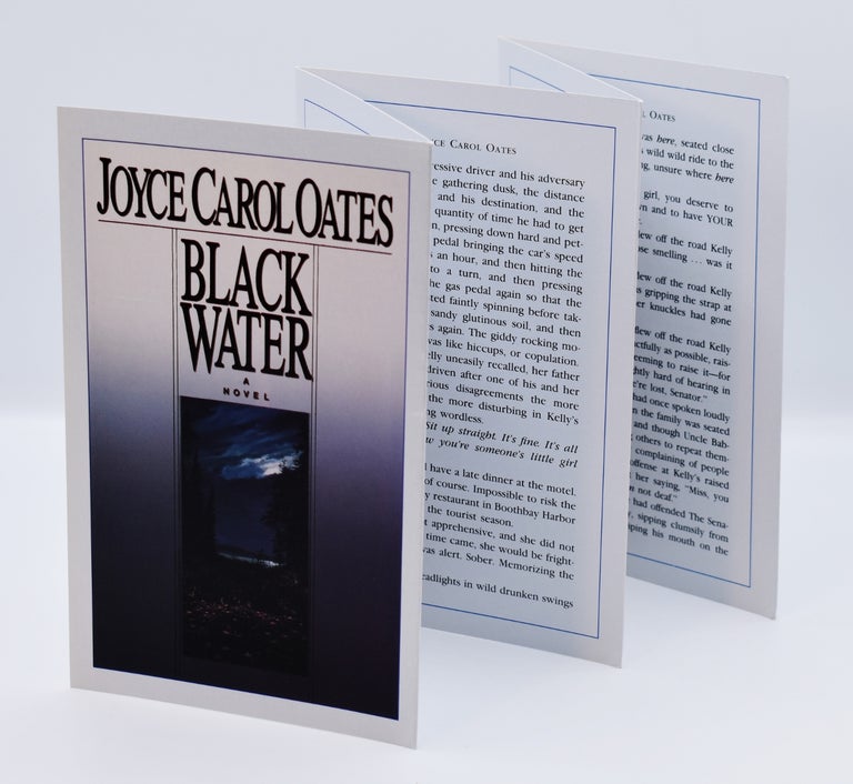 Item #55119 BLACK WATER. Joyce Carol Oates.