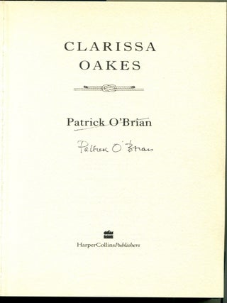 CLARISSA OAKES; [signed].