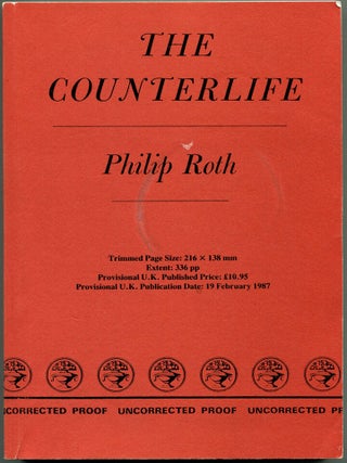 Item #55406 THE COUNTERLIFE. Philip Roth