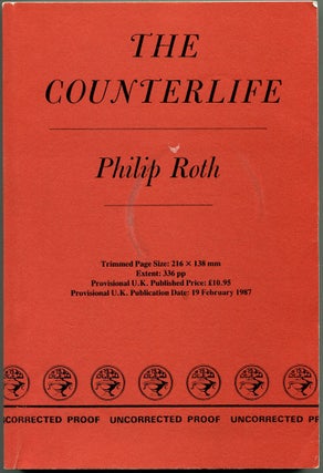 Item #55406 THE COUNTERLIFE. Philip Roth