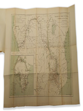 LA TRAVERSEE DE L'AFRIQUE DU ZAMBEZE AU CONGO; De l'Ocean Indien a l'Ocean Atlantique. [CROSSING AFRICA FROM ZAMBEZI TO FRENCH CONGO; From the Indian Ocean to the Atlantic Ocean.