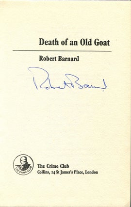 DEATH OF AN OLD GOAT.
