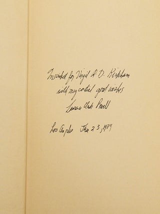 ROBINSON JEFFERS: THE MAN AND HIS WORK.