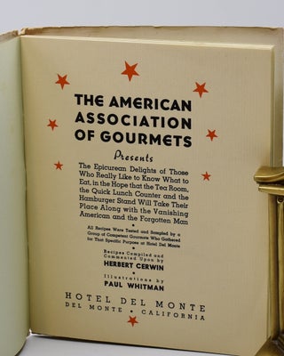FAMOUS RECIPES BY FAMOUS PEOPLE [cover title]: The American Association of Gourmets Presents....