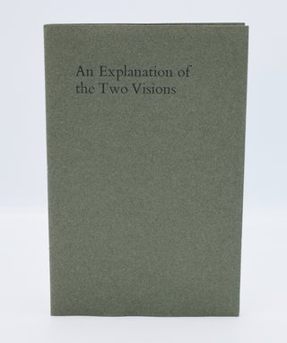 Item #55633 AN EXPLANATION OF THE TWO VISIONS. Peter Redgrove