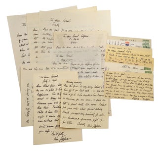 Item #55917 WWII-ERA AUTOGRAPH CORRESPONDENCE SIGNED BY UNA JEFFERS: 8 Autograph Letters Signed...