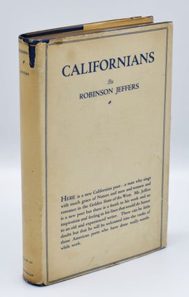 Item #55923 CALIFORNIANS. Robinson Jeffers