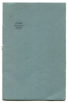 STARS; [among the rarest Jeffers first editions].