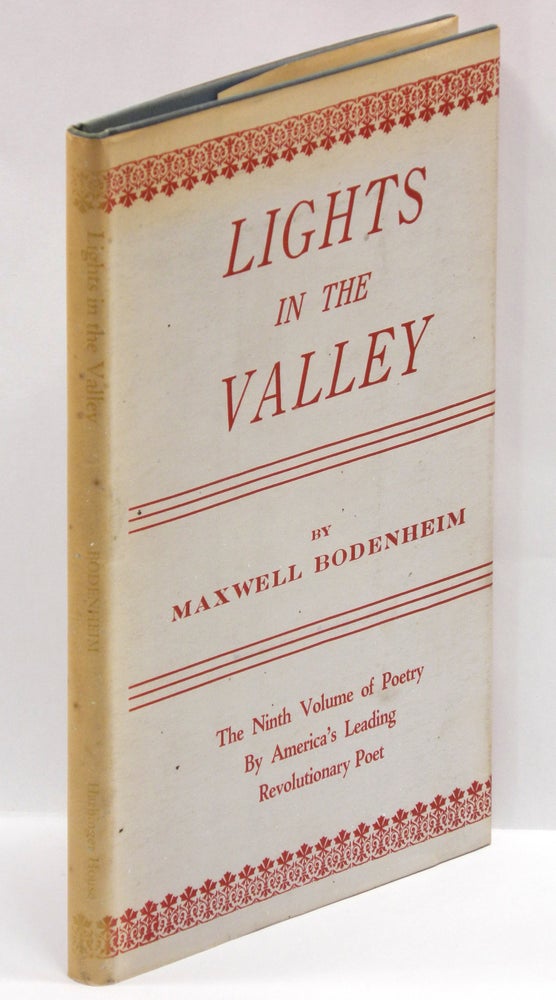 Item #55982 LIGHTS IN THE VALLEY. Maxwell Bodenheim.