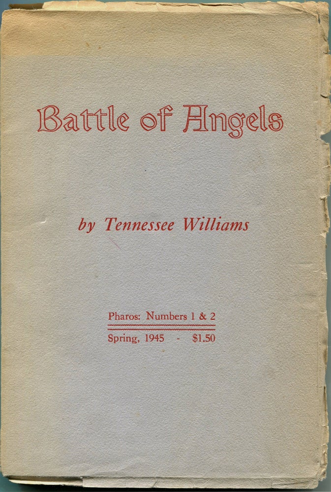 Item #56012 BATTLE OF ANGELS: A Play. Tennessee Williams.