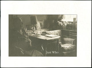 Item #56041 JUST WHO: A Collection of Poems and Photographs from Community Medical Care. Veneta...