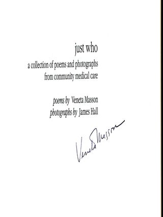 JUST WHO: A Collection of Poems and Photographs from Community Medical Care.