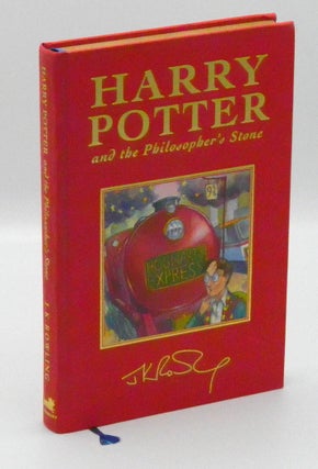 Item #56116 HARRY POTTER AND THE PHILOSOPHER'S STONE; (First Deluxe Edition). J. K. Rowling