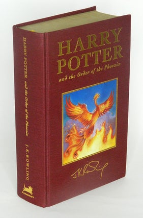Item #56119 HARRY POTTER AND THE ORDER OF THE PHOENIX; (First Deluxe Edition). J. K. Rowling