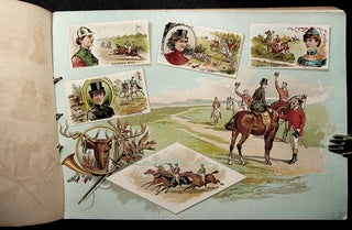 GAMES AND SPORTS; Lithograph album for Goodwin & Co.'s Old Judge and Gypsy Queen Cigarette trading cards.