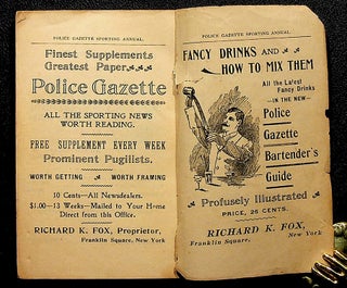 POLICE GAZETTE SPORTING ANNUAL FOR 1899: Pugilistic Records, Statistics and Best Perfomances, Athletic, Bicycle, Baseball, rowing, Swimming, Trotting and Racing, Boxing Rules, etc. etc.