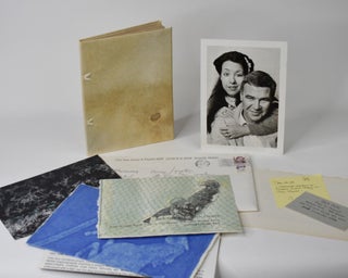 Item #56185 COLLECTOR’S SMALL ARCHIVE OF SIGNED BOOKS, CORRESPONDENCE, BROADSIDE, and EPHEMERA;...
