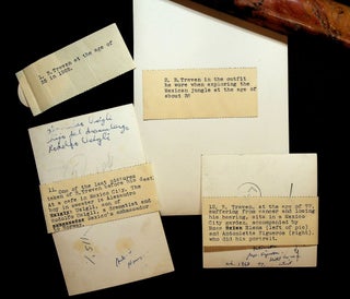 Journalist's archive of an investigation into the identity of B. TRAVEN: INCLUDES ORIGINAL PHOTOGRAPHS OF TRAVEN, ORIGINAL PHOTOGRAPHS TAKEN BY TRAVEN, and ORIGINAL PHOTOGRAPHS OF THE SPREADING OF HIS ASHES.