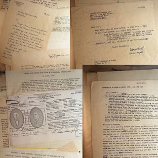 Journalist's archive of an investigation into the identity of B. TRAVEN: INCLUDES ORIGINAL PHOTOGRAPHS OF TRAVEN, ORIGINAL PHOTOGRAPHS TAKEN BY TRAVEN, and ORIGINAL PHOTOGRAPHS OF THE SPREADING OF HIS ASHES.