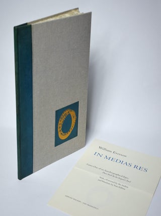 Item #71580 IN MEDIAS RES: Canto One of DUST SHALL BE THE SERPENT'S FOOD; Together with THE...