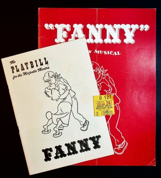 Item #71597 FANNY: Playbill, Souvenir Playbook, and Ticket Stub. Broadway Musical