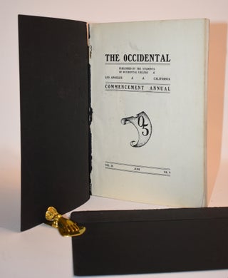THE OCCIDENTAL: Volume XI, Number 9, JUNE 1905; [Graduation issue of the student newspaper].