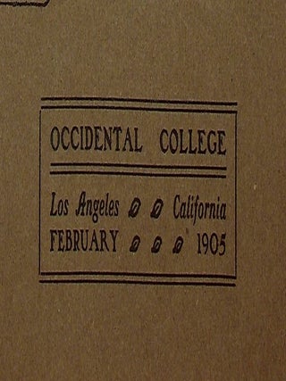 THE OCCIDENTAL: Volume XI, Number 5, FEBRUARY 1905.