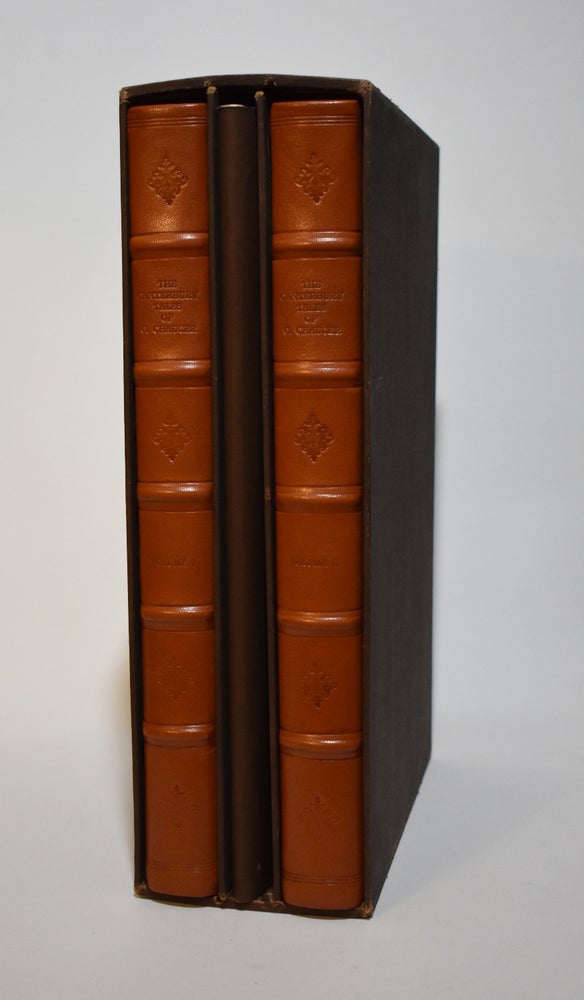 Item #71650 CANTERBURY TALES OF GEOFFREY CHAUCER TOGETHER WITH A VERSION IN MODERN ENGLISH VERSE. Geoffrey Chaucer, William Van Wyck Rockwell Kent.