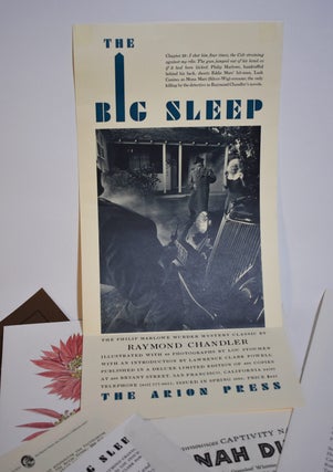 Item #71651 ARION PRESS: Collector's archive of communication from the Press being 29...