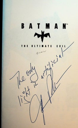 BATMAN: The Ultimate Evil.