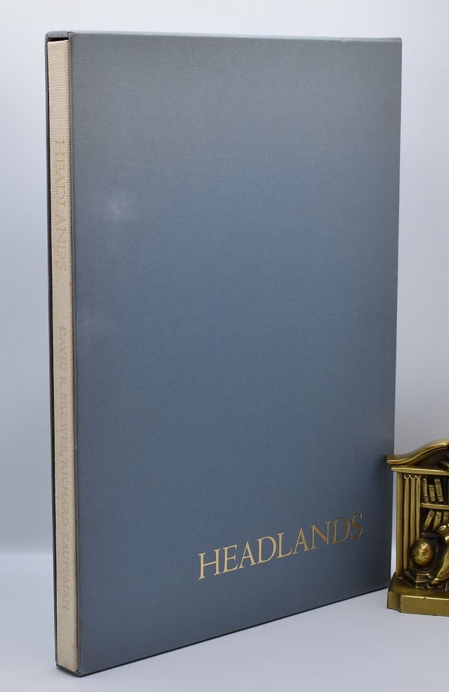 Item #71723 HEADLANDS: Foreword and Selections from Robinson Jeffers by David R. Brower; Photographs by Richard Kauffman ... of Big Sur, Point Lobos, Carmel Valley. Robinson Jeffers, Richard Kauffman David R. Brower.