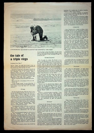 PACIFIC SUN, Wednesday, October 14, 1970; "The Man Who Was Brother Antoninus" or "The Tale of a Triple Virgo."