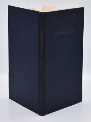 AMERICAN WRITING 1942. An Anthology and Yearbook of the American Non-Commercial Magazine.