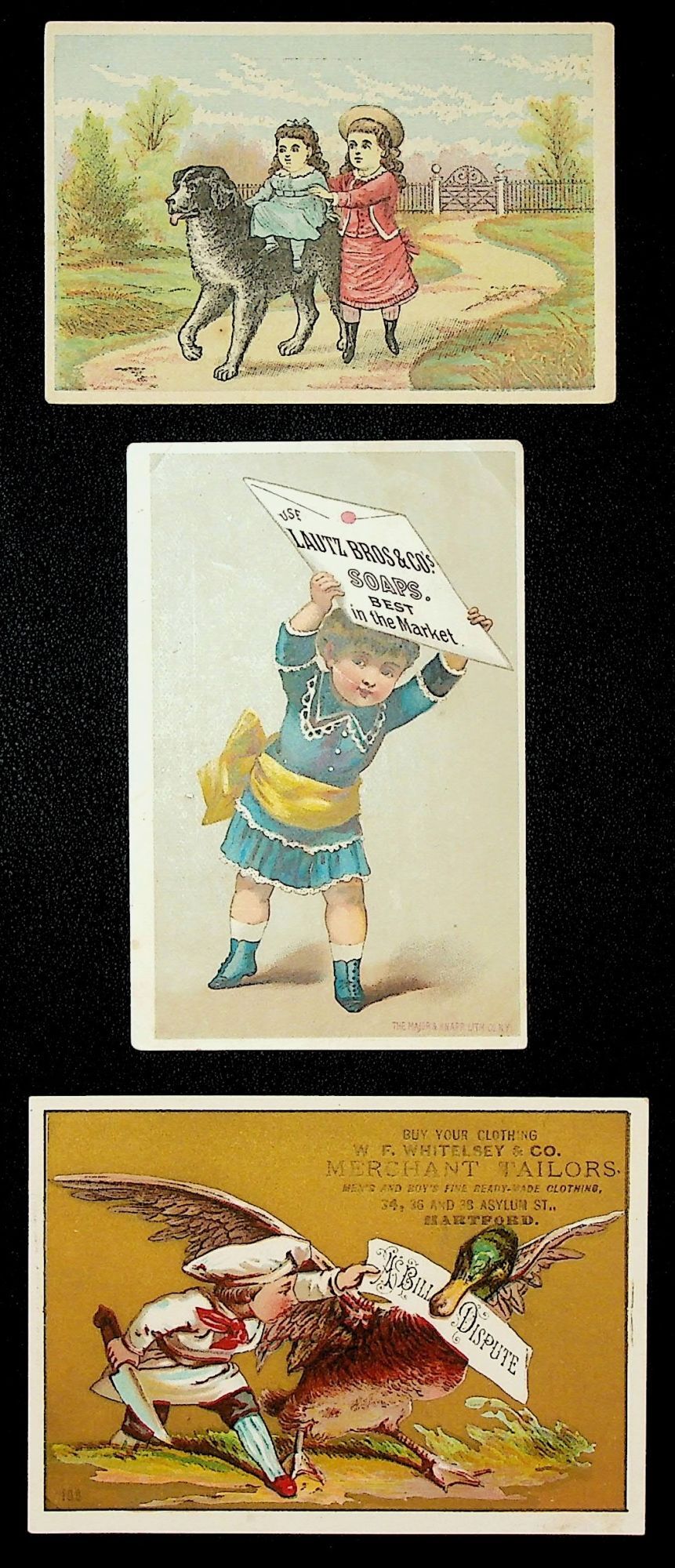 A DOZEN DIFFERENT TRADE CARDS | Advertising, Victorian-era Trade Cards