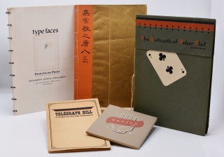 Item #71970 Collection of 5 items: TYPE FACES (Beran/Franciscan Press) | THE HEATHEN CHINEE...