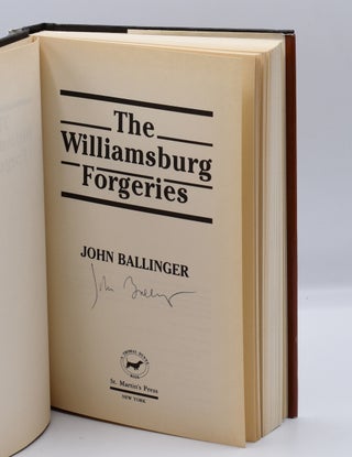 THE WILLIAMSBURG FORGERIES