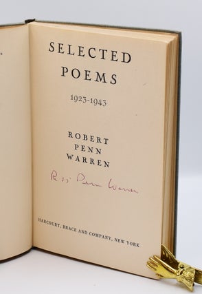 SELECTED POEMS: 1923 - 1943.