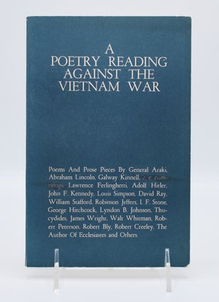 Item #72089 A POETRY READING AGAINST THE VIETNAM WAR; [Together with prospectus/subscription form...