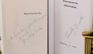 REPORT FROM PART ONE and REPORT FROM PART TWO; [Two volumes of memoirs, BOTH SIGNED].