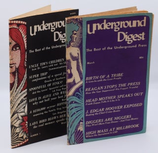 Item #72140 UNDERGROUND DIGEST: The Best of the Underground Press, Volume 1, Numbers 1 and 2;...