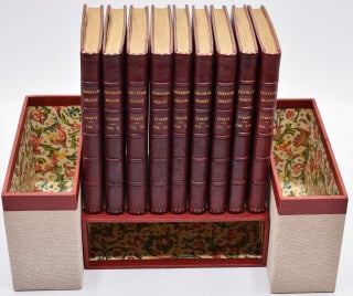 THE LIFE AND OPINIONS OF TRISTRAM SHANDY, GENTLEMAN; (true first editions, beautifully bound, complete in 9 volumes, & signed in 3 volumes, as called for).