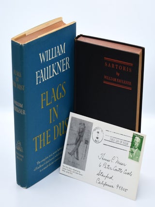 Item #72580 SARTORIS; [Together with FLAGS IN THE DUST and First Day of Issue cover featuring a...