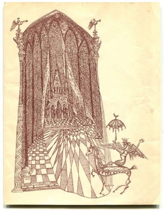 Item #72750 THE QUEEN OF THE MERMAIDS WAS THE FIRST TO ARRIVE; [Christmas greeting with poem by...
